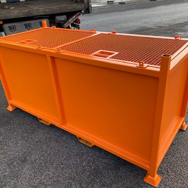 Steel container