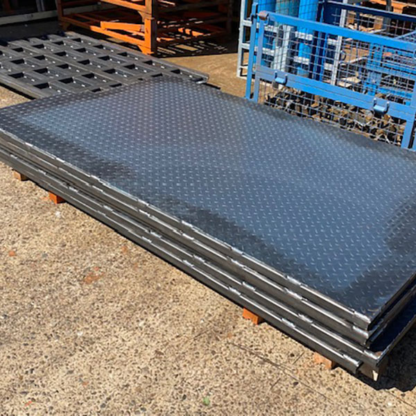 Stack of steel plates