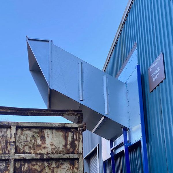 Metalwork air duct in Liverpool
